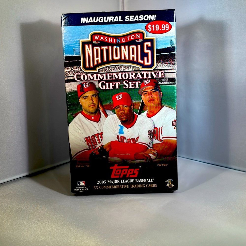 Washington Nationals inaugural season baseball cards